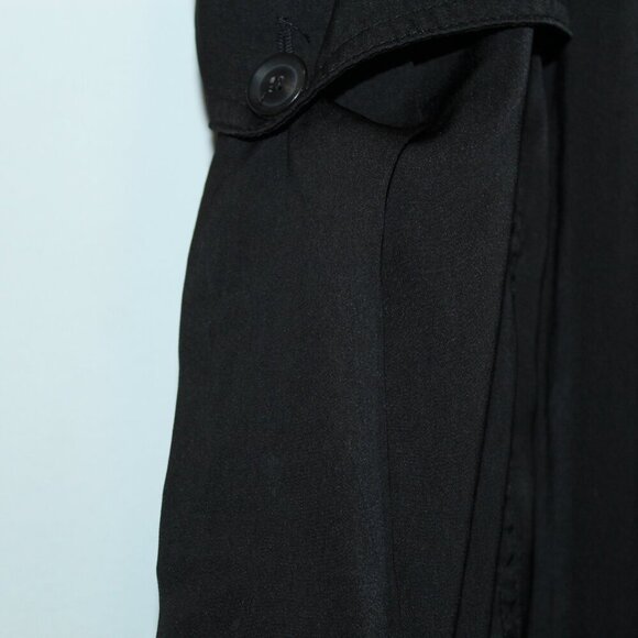 MNG Suit Black Trouser Dress Pants With Outer Pockets Size 2 - Picture 5 of 11